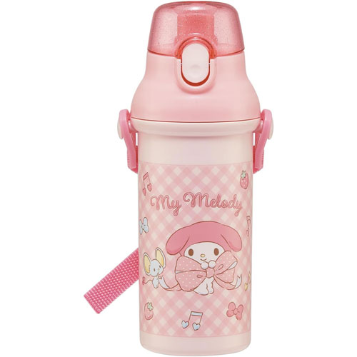 マイメロディ (ビッグリボン) 抗菌 食洗機対応 直飲みワンタッチボトル 水筒 480ml PSB5SANAG