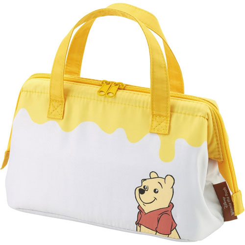 ディズニー くまのプーさん (ファニーフェイス) 保冷 保温 がま口型ランチバッグ お弁当袋 KGA1 【ゆうパケット(ポスト投函)でお届け】