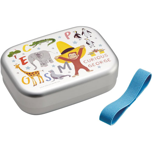 おさるのジョージ (ZOO) アルミ弁当箱 [中子付][370ml] ランチベルト付き ALB5NV
