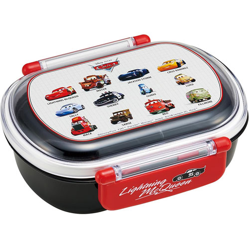 ディズニー カーズ 25 抗菌 ふわっとフタ タイトランチボックス 360ml お弁当箱 QAF2BAAG