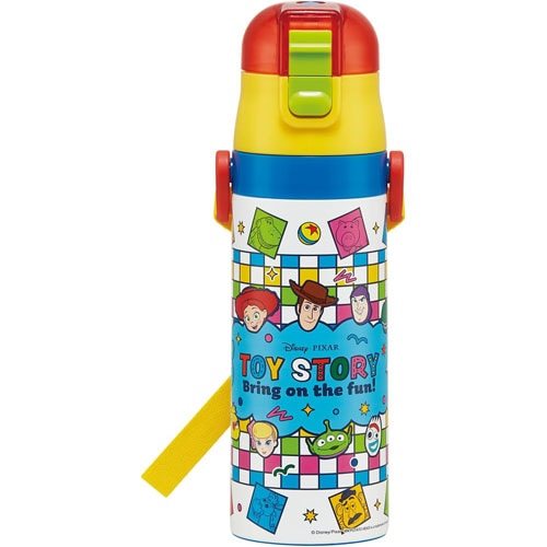 ディズニー トイ・ストーリー 25 水筒 ロック付きワンプッシュダイレクトステンレスボトル 470ml SDC4