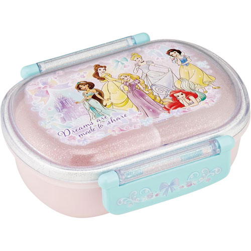 ディズニープリンセス 25 抗菌 ふわっとフタ タイトランチボックス 360ml お弁当箱 QAF2BAAG