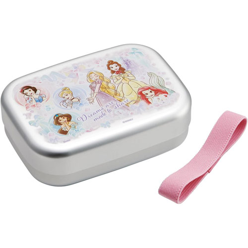 ディズニープリンセス 25 アルミ弁当箱 [中子付][370ml] ランチベルト付き ALB5NV