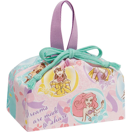 ディズニープリンセス 25 ランチ巾着袋 ランチバッグ KB7 【ゆうパケット(ポスト投函)でお届け】
