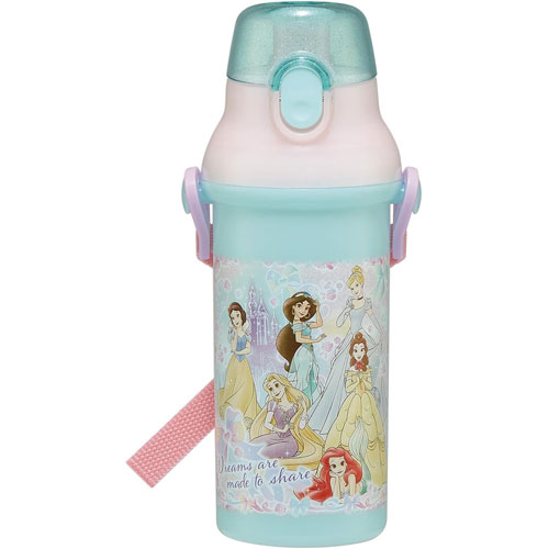 ディズニープリンセス 25 抗菌 食洗機対応 直飲みワンタッチボトル 水筒 480ml PSB5SANAG