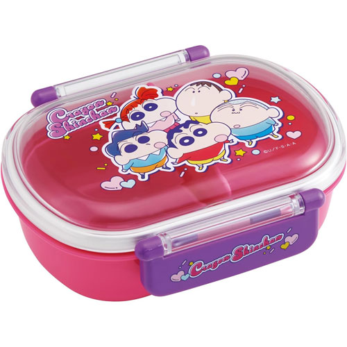 クレヨンしんちゃん 25 抗菌 ふわっとフタ タイトランチボックス 360ml お弁当箱 QAF2BAAG