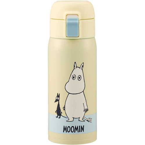 ムーミン (ライトカラー) 水筒 保温保冷 ワンタッチオープン ステンマグボトル 350ml STOT3