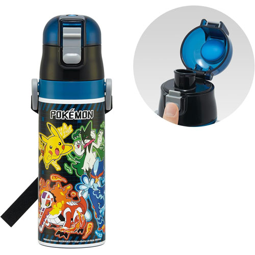 ポケットモンスター (ポケモン 25) 水筒 ロック付きワンプッシュダイレクトステンレスボトル 470ml SDC4