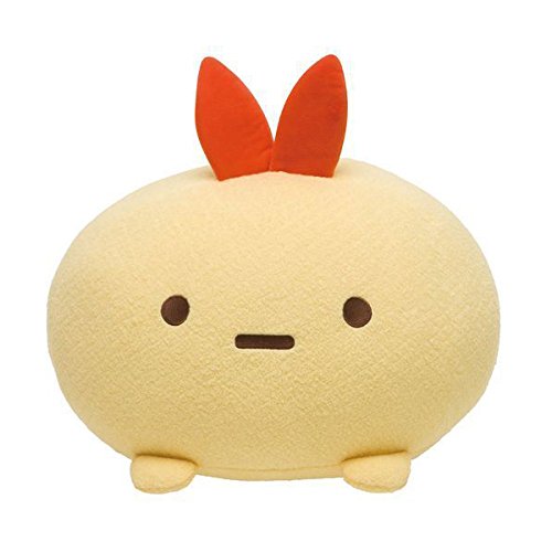 すみっコぐらし スーパーもーちもち大福クッション (えびふらいのしっぽ・Sサイズ) ぬいぐるみ MX35601