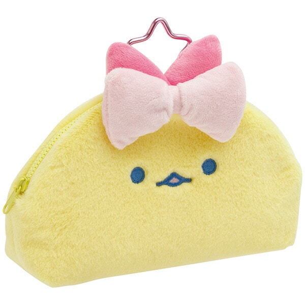 すみっコぐらし 窓付きぬいぐるみペンポーチ (えびてんのしっぽ・夢みるしっぽず) PT19101