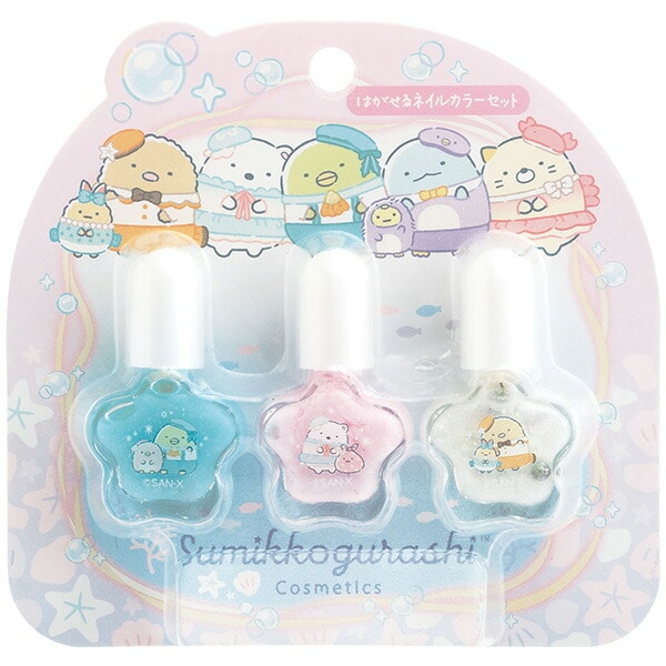 すみっコぐらし はがせるネイルカラーセット (ぺんぎんラグーン(A)) FE43301