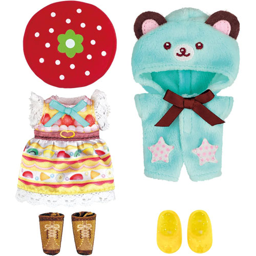 ポケットメルちゃん きせかえセット ケーキワンピ&ミントくまセット 【ゆうパケット(ポスト投函)でお届け】