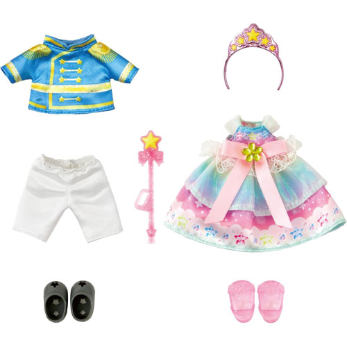 ポケットメルちゃん きせかえセット にじいろドレス&タキシードセット 【ゆうパケット(ポスト投函)でお届け】