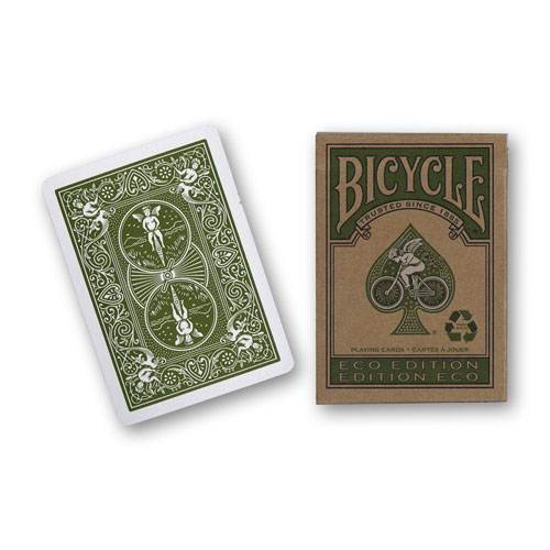 トランプカード バイスクル エコ 【BICYCLE ECO DECK 再生紙使用 正規代理店仕入品 バイシクル USプレイングカード社製】 【ゆうパケット(ポスト投函)でお届け】