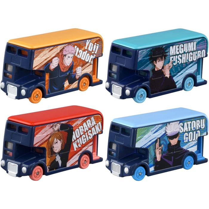 ドリームトミカ SP 呪術廻戦 コレクション 全4種類セット (虎杖悠仁・伏黒恵・釘崎野薔薇・五条悟)