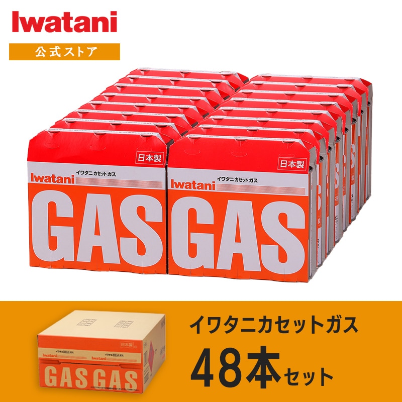 イワタニ Iwatani カセットガス カセットボンベ お得用16パックセット(48本)【メーカー梱包箱配送】【包装対応不可】