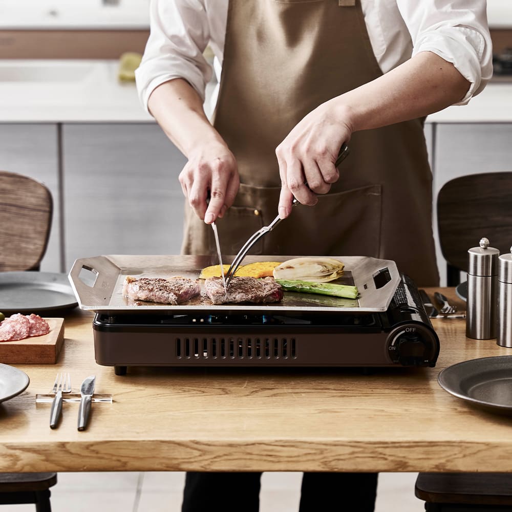 イワタニ iwatani カセットガスホットプレート 焼き上手さんa/β/βプラス 専用 「ホームシェフプレート」 CB-A-HCP