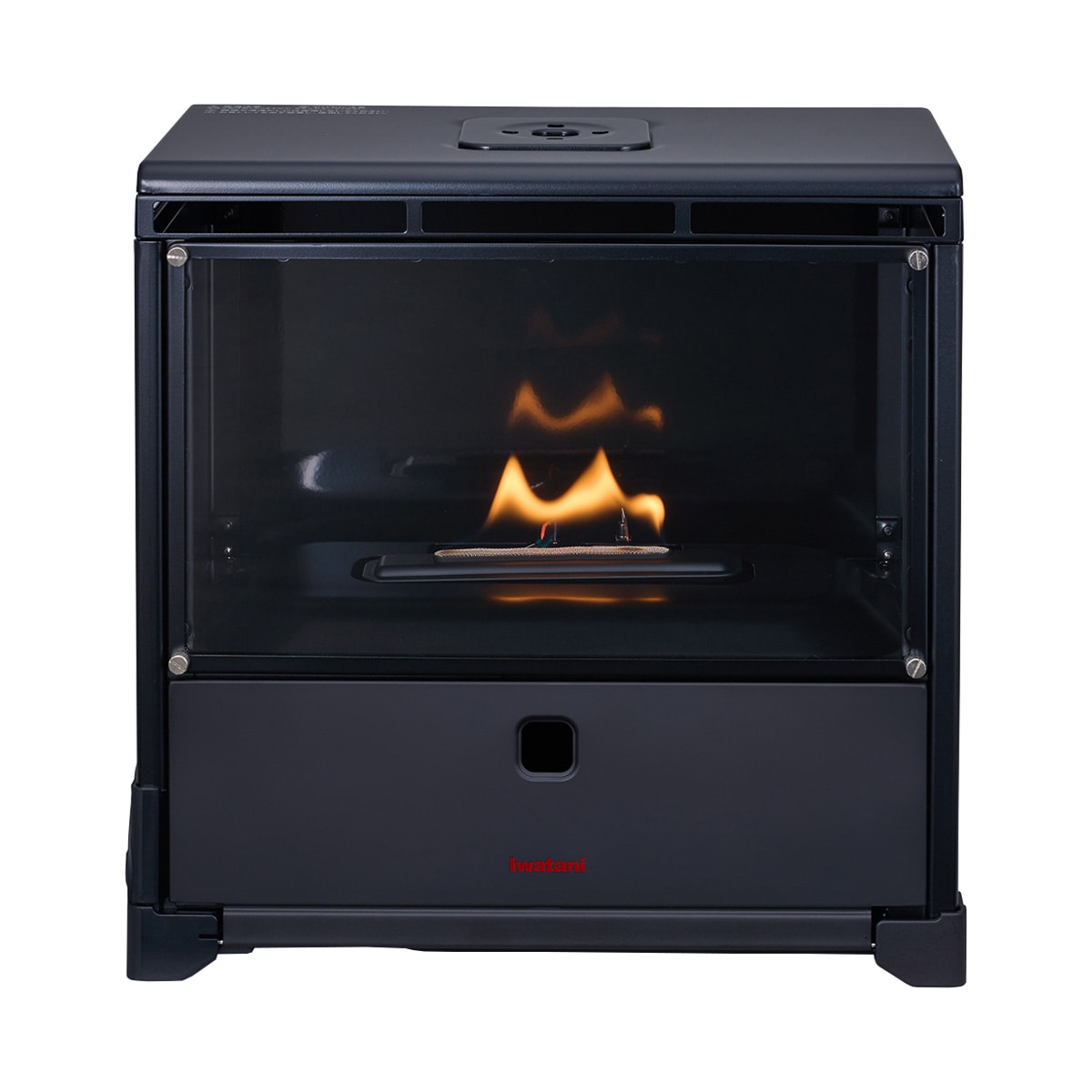 イワタニ Iwatani 岩谷 カセットガス暖炉 MY DANRO CB-MDR-1 ブラック マイ暖炉 MY暖炉 ブラック