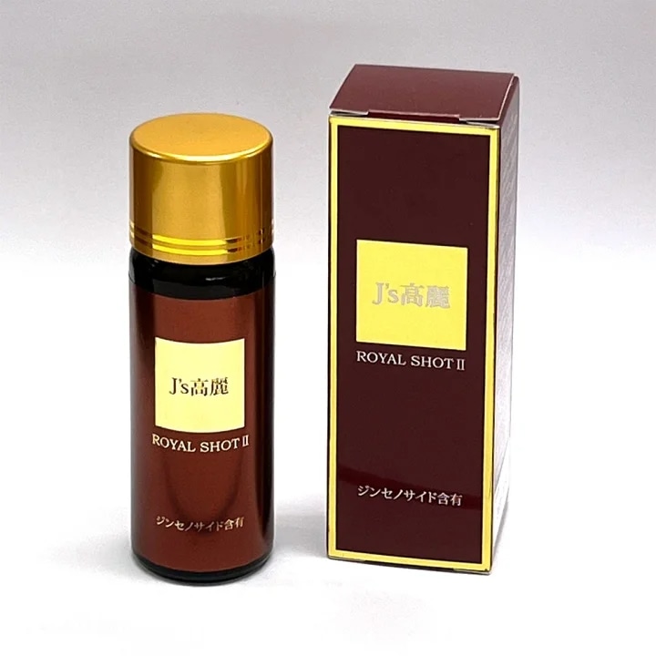 J's 高麗ロイヤルショット2【1本】 常温便/高濃度 高麗人参ドリンク 高麗人参 朝鮮人参 紅参 高麗人参ドリンク 紅参エキス ジンセノサイド 6年根 サポニン