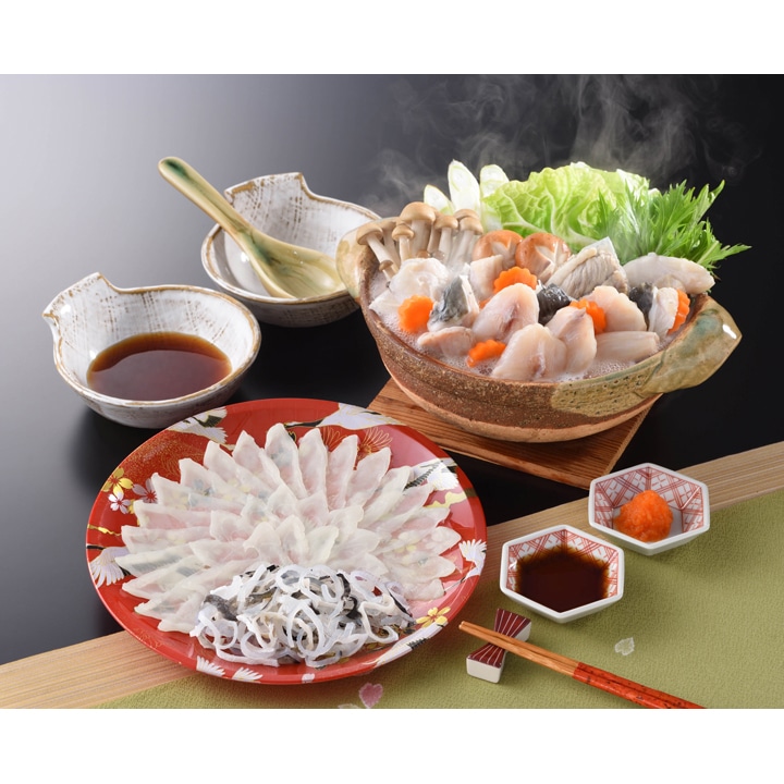 【FSM-50K5Z】ふく刺身とふくちりセット 冷凍便【送料無料／同梱不可】／ふぐ お歳暮 お中元