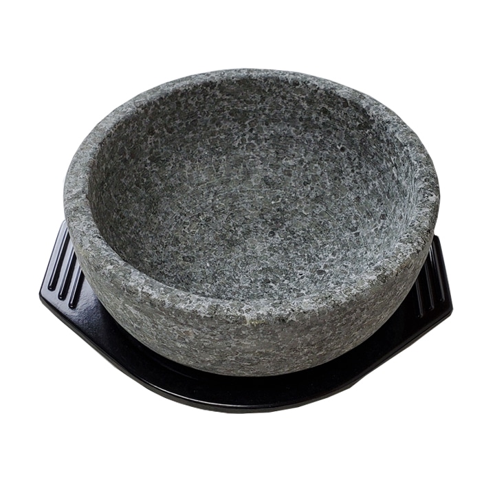 天然角閃石・石鍋1個（トレー×1個付き） 常温便／ピビムバ ピビンバ ビビムパ ビビンパ