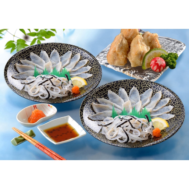 【NSK-50F2Z】ふく薄造り・ふく唐揚げ（油調済）セット 冷凍便【送料無料／同梱不可】／ふぐ お歳暮 お中元