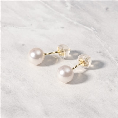 L&Co. エルアンドコー ピアス 18金 アコヤパール あこや真珠 ゴールド