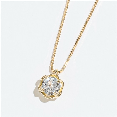 L&Co. エルアンドコー K18ダイヤモンド0.3ctネックレス 18金 ゴールド 地金 アクセサリー ジュエリー