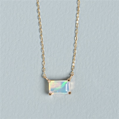 L&Co. エルアンドコー ネックレス 10金 オパール ギフト プレゼント