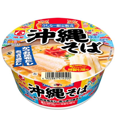 明星沖縄そば　カップ麺×12セット