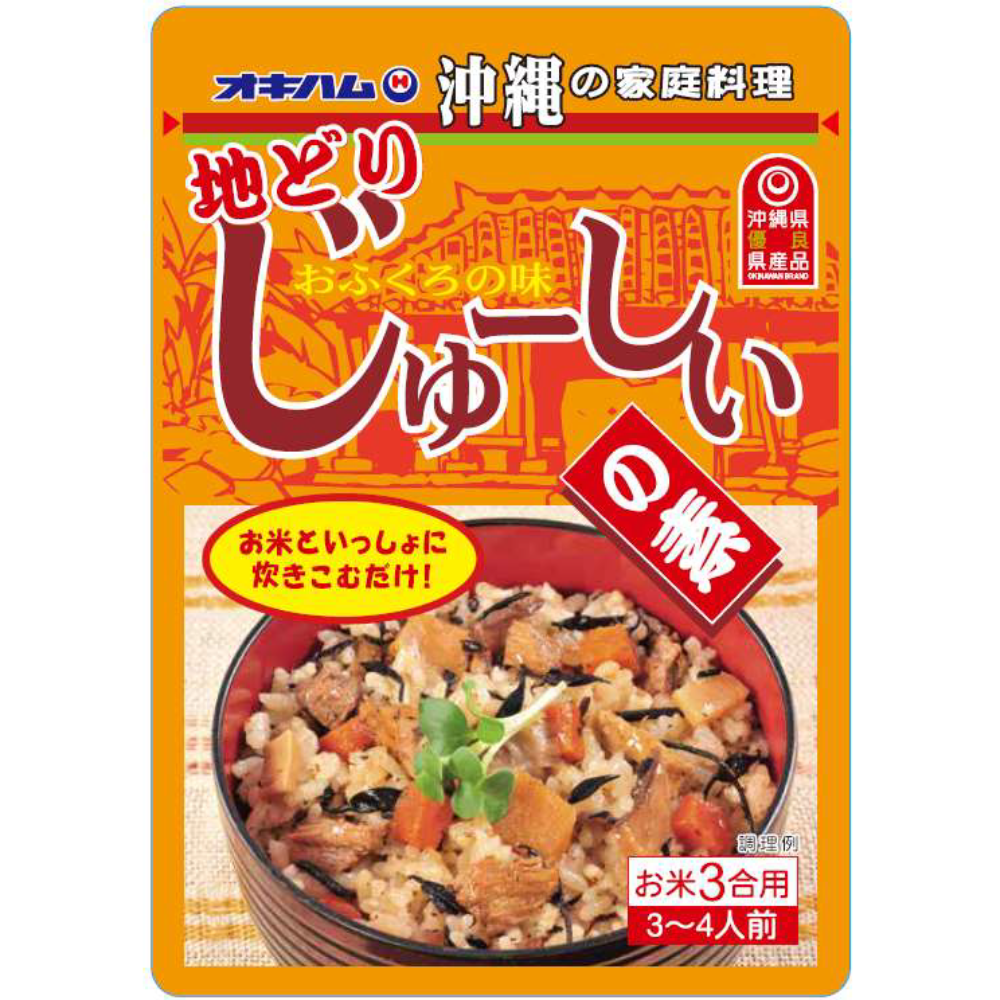 オキハム　地鶏じゅーしーの素（沖縄風炊き込みご飯）180g