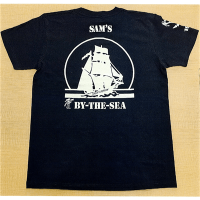 サムズバイザシーオリジナルTシャツ　紺　Lサイズ