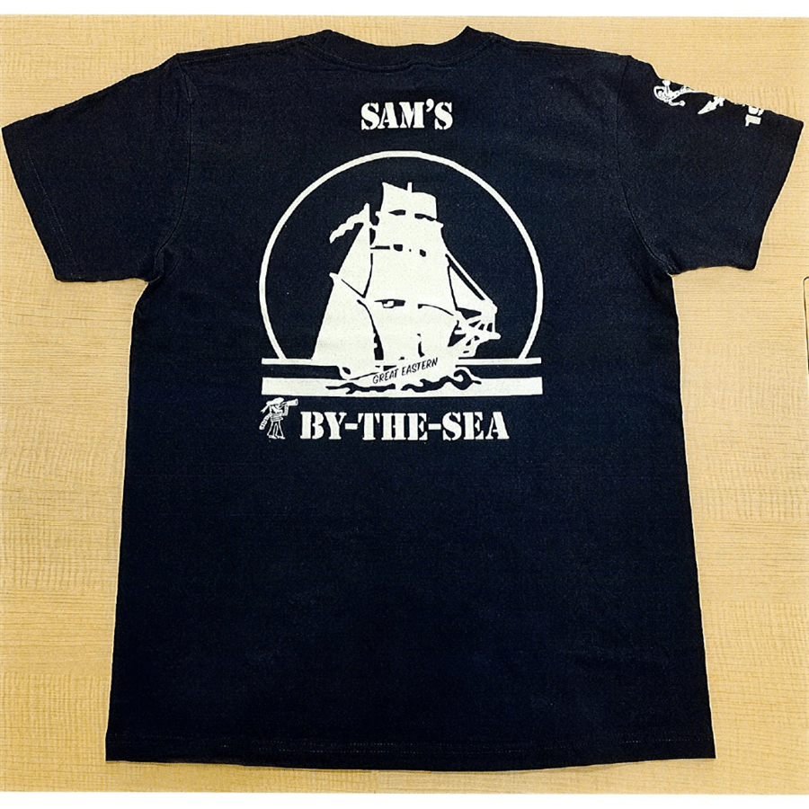 サムズバイザシーオリジナルTシャツ　紺　Sサイズ