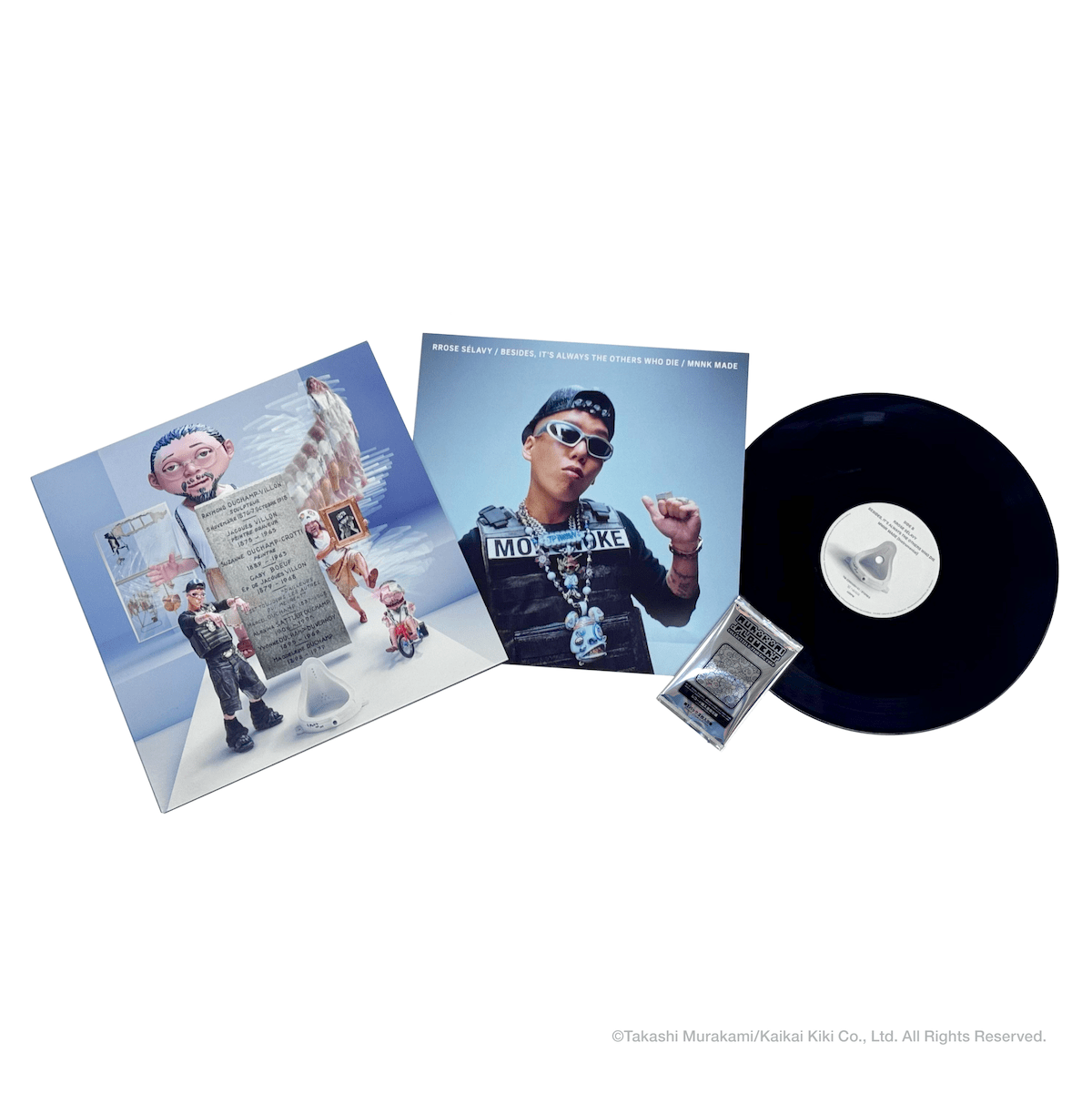 レコード盤『ローズ・セラヴィ さりながら、死ぬのは他人なり MNNK MADE』(カード1パック付き)