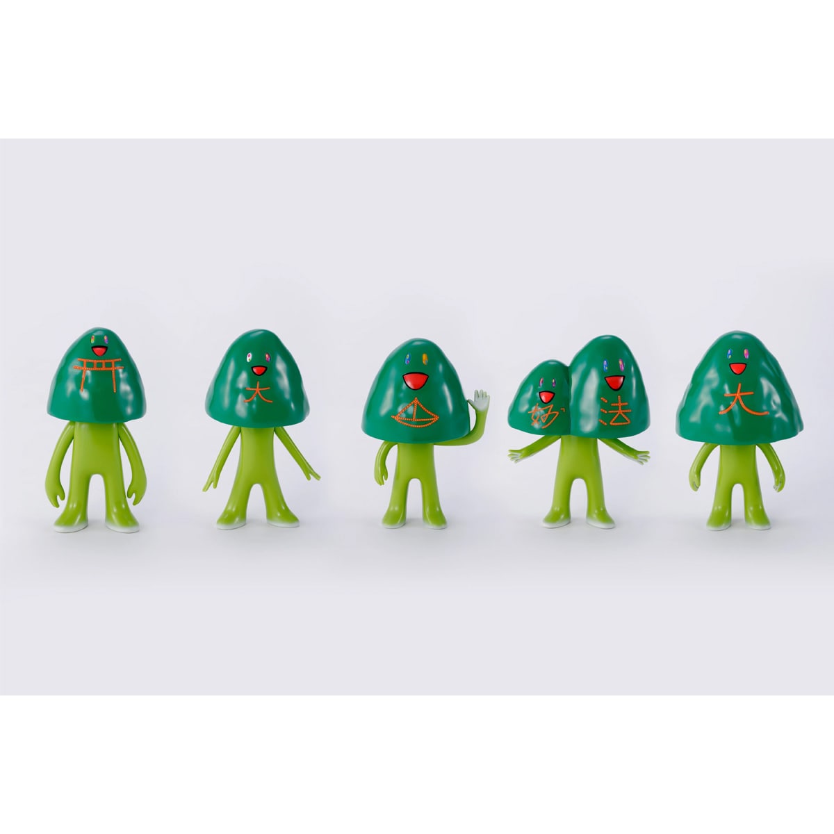 村上隆 もののけ京都 「五山くん」ソフビフィギュア 「船形さま」 高さ24.5cm × 幅16.4cm × 奥行き14.7cm