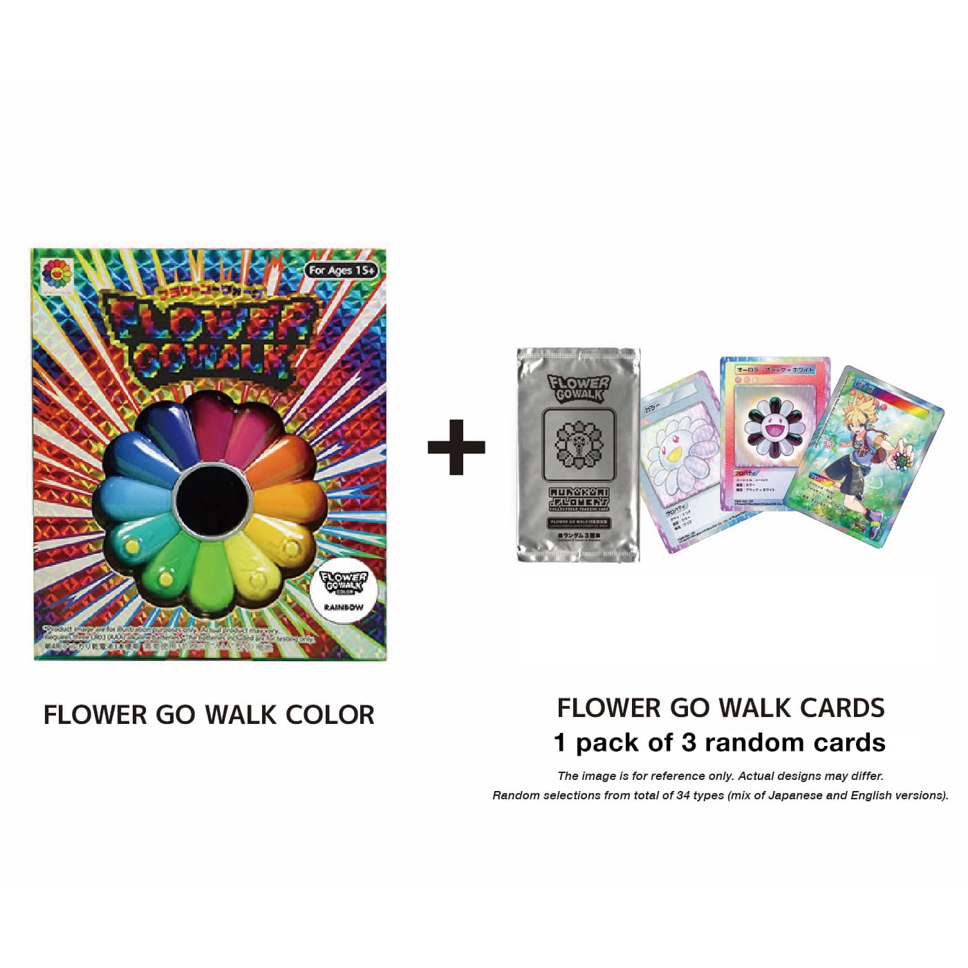 FLOWER GO WALK COLOR (カード1パック付き)Rainbow Rainbow