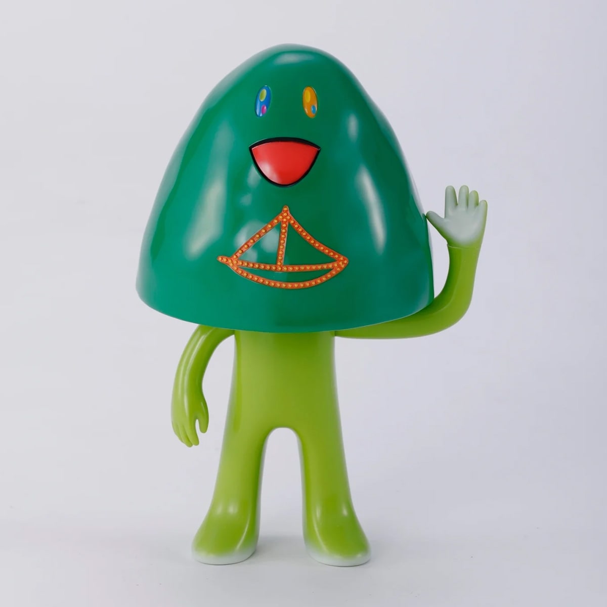 村上隆 もののけ京都 「五山くん」ソフビフィギュア 「船形さま」 高さ24.5cm × 幅16.4cm × 奥行き14.7cm