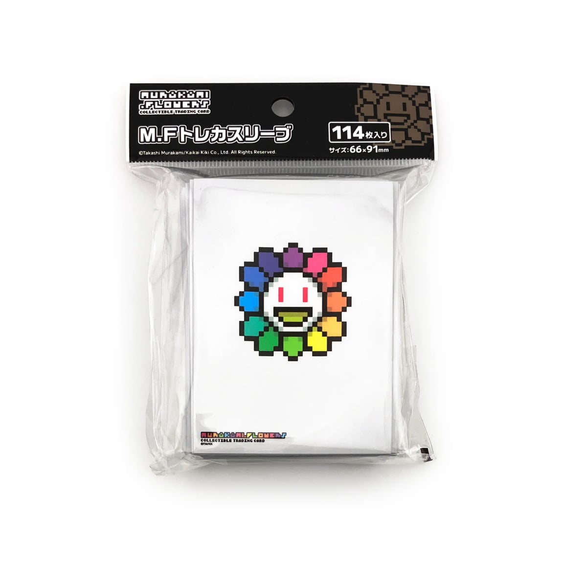 MURAKAMI.FLOWERS COLLECTIBLE TRADING CARD M.Fトレカスリーブ(ドットフラワー)