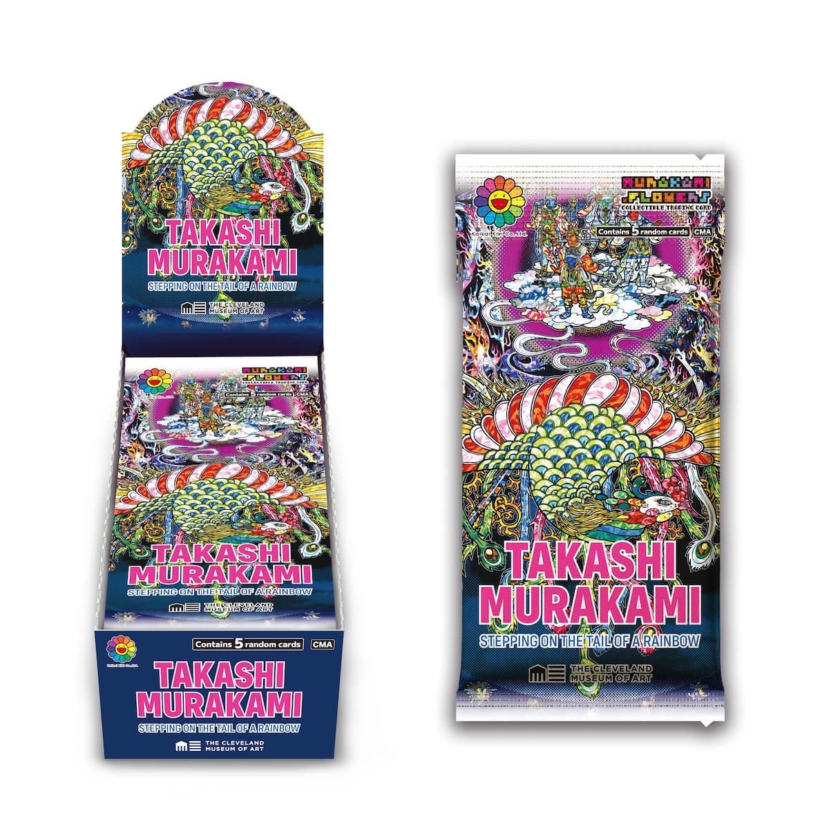 Murakami.Flowers Collectible Trading Card Takashi Murakami Stepping on the Tail of a Rainbow 限定版