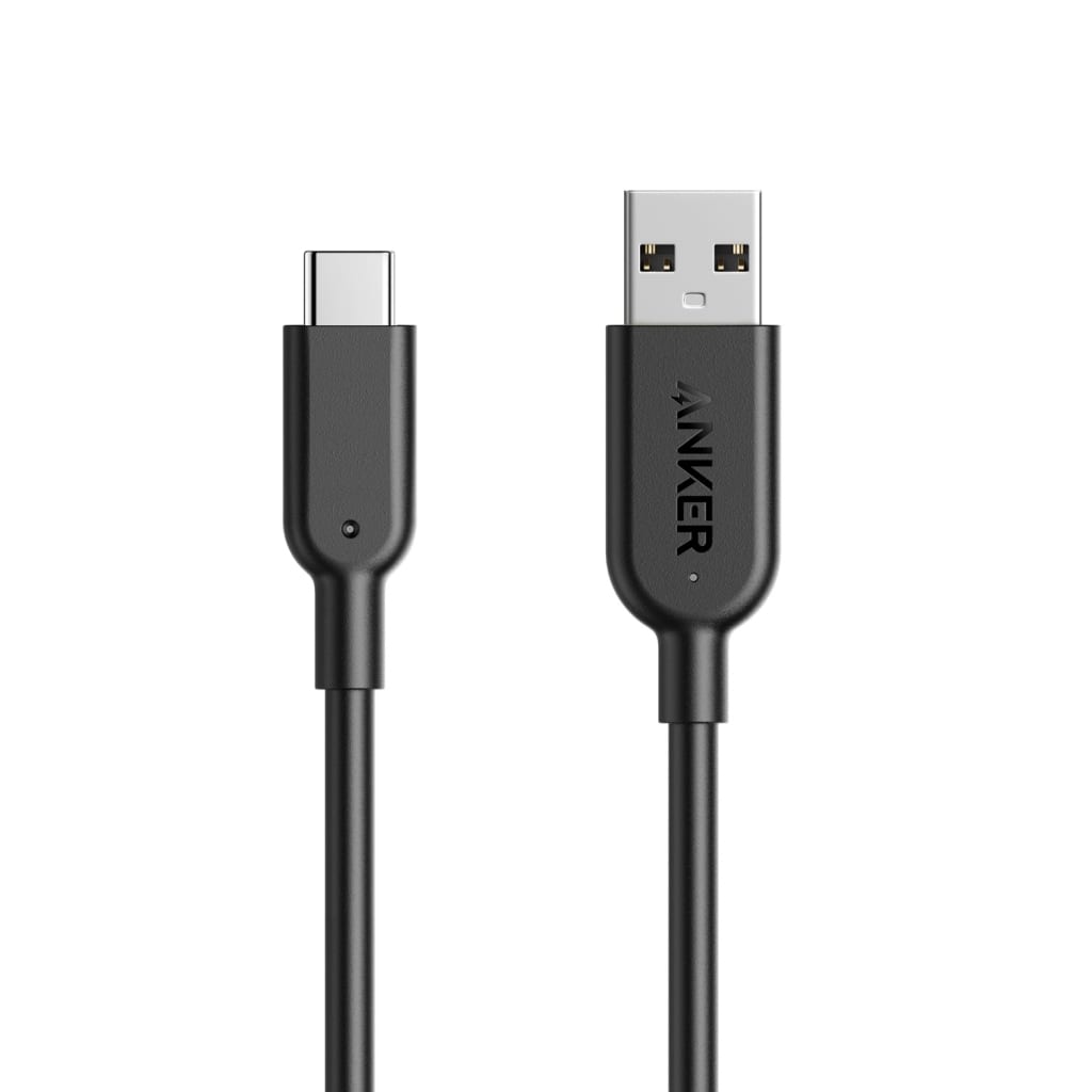 Anker Anker PowerLine II USB-C & USB-A 3.1(Gen2)ケーブル(0.9m ブラック)(USB-IF認証取得/超高耐久)Galaxy S10/S10+/S9/S9+、iPad Pro(2018)/MacBook/MacBook Air(2018)、その他USB-C機器対応 A8465011