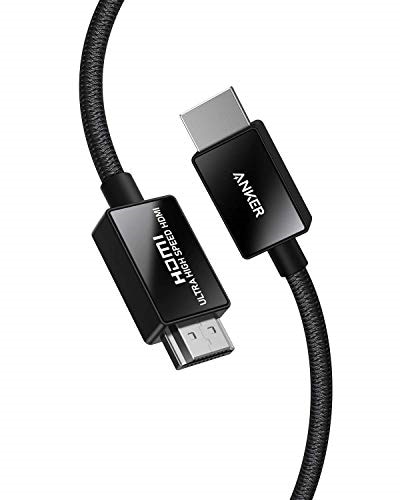 Anker Anker Ultra High Speed HDMI ケーブル HDMI 2.1 8K(60Hz)4K(120Hz)48Gbps DynamicHDR PS5 Xbox Series X/S 対応(2m ブラック) A8743011