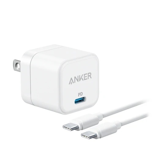 Anker Anker PowerPort III 20W Cube with USB-C & USB-C ケーブル B2149N22