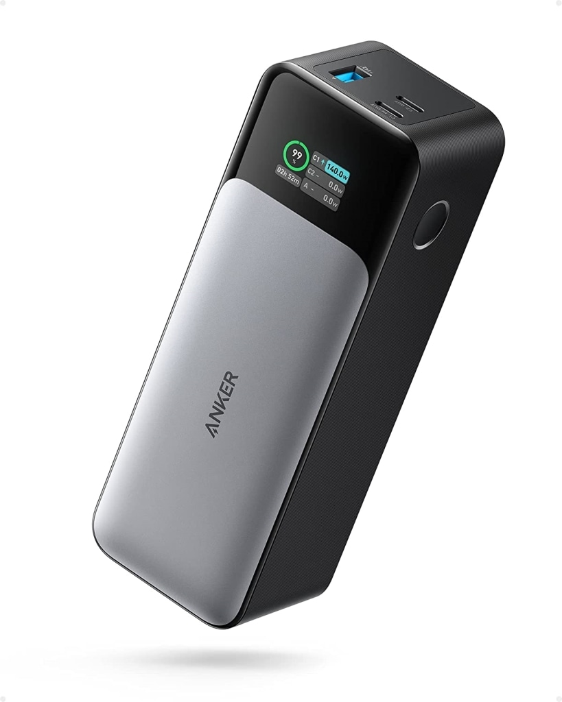 Anker Anker 737 Power Bank(PowerCore 24000)(24000mAh/大容量モバイルバッテリー)【USB PD 3.1 対応/PSE技術基準適合/USB-C入力対応/140W出力】MacBook PD対応 A1289N11