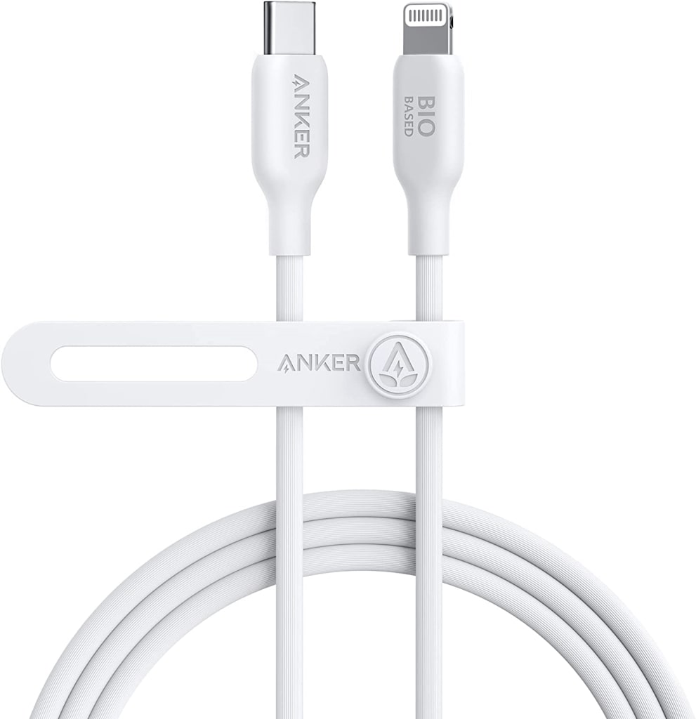 Anker Anker 541 エコフレンドリー USB-C & ライトニング ケーブル MFi認証 植物由来素材 急速充電 iPhone 14/iPhone 13/13 Pro/12/11/X/XS/XR/8 Plus 各種対応(1.8m ホワイト) A80A2N21