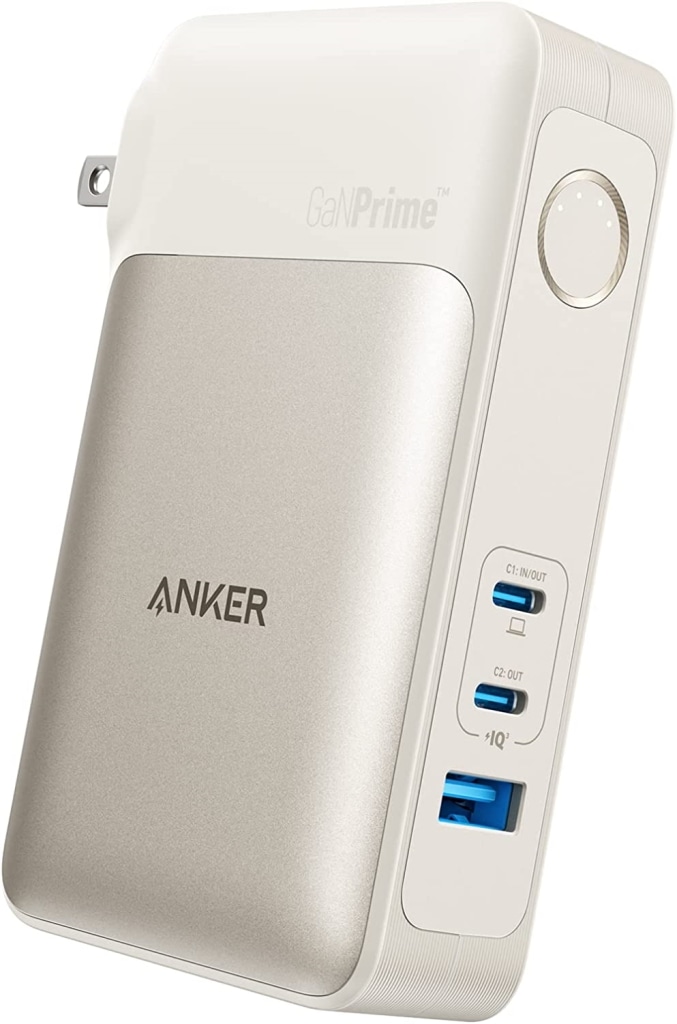 Anker Anker 733 Power Bank(GaNPrime PowerCore 65W)(10000mAh 30W出力モバイルバッテリー搭載 65W出力USB充電器)【独自技術Anker GaNPrime採用/USB Power Delivery対応/PSE技術基準適合】(ゴールド) A1651NB1