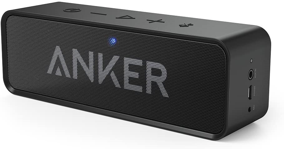 Anker Anker SoundCore ポータブル Bluetooth5.0 スピーカー 24時間連続再生可能<デュアルドライバー/IPX5防水規格/ワイヤレススピーカー/内蔵マイク搭載>(ブラック) A3102016