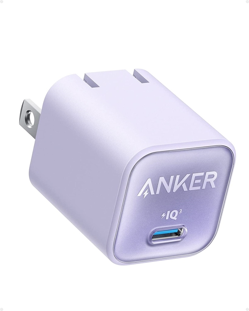 Anker Anker 511 Charger(Nano 3 30W)(USB PD 充電器 USB-C)<USB PD 対応/PSE技術基準適合/PPS規格対応>(パープル) A2147NV1