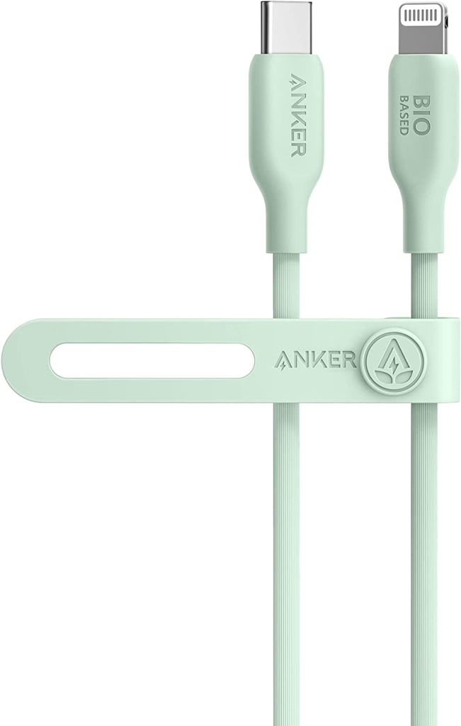 Anker Anker 541 エコフレンドリー USB-C & ライトニング ケーブル MFi認証 植物由来素材 急速充電 iPhone 14/iPhone 13/13 Pro/12/11/X/XS/XR/8 Plus 各種対応(0.9m グリーン) A80A1N61