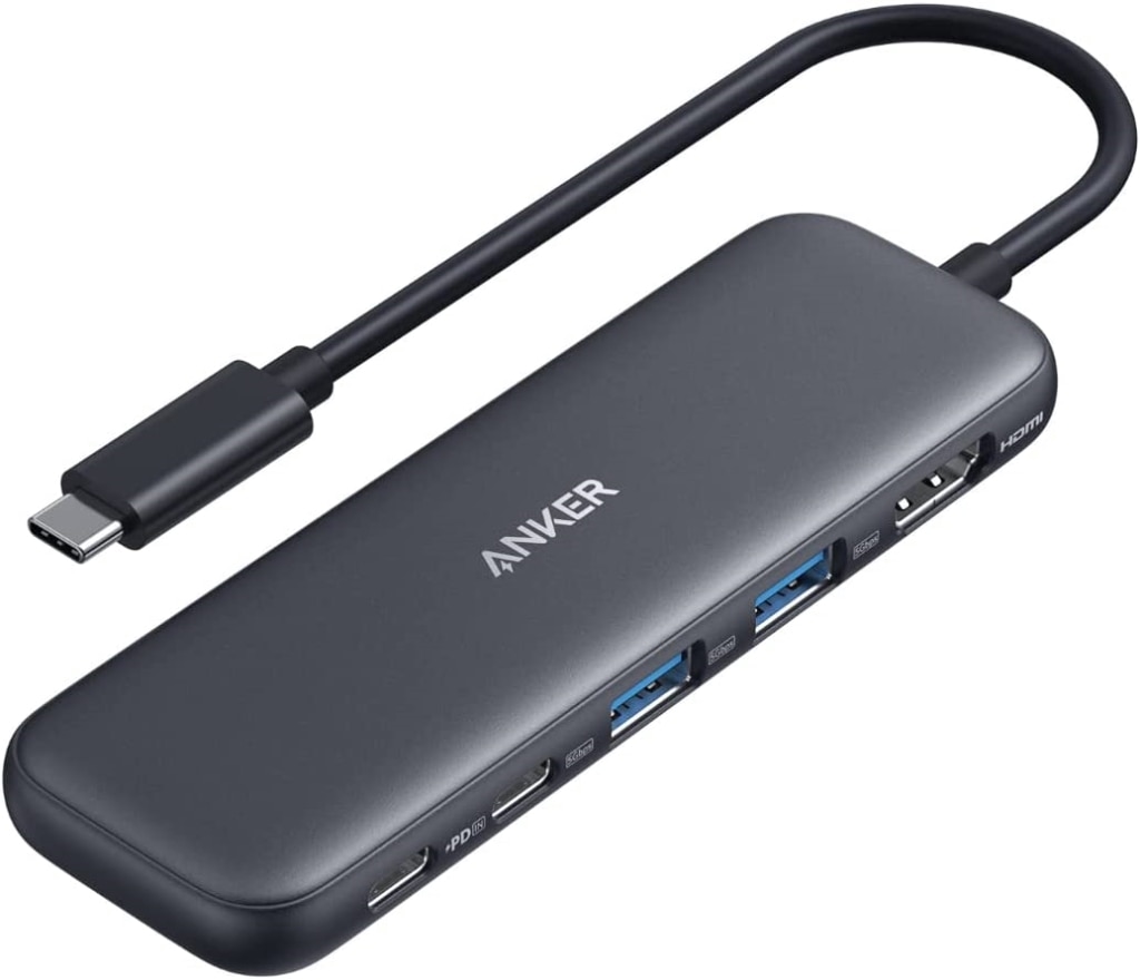 Anker Anker 332 USB-C ハブ(5-in-1)100W USB PD対応 4K HDMIポート5Gbps 高速データ転送 USB-Cポート USB-Aポート搭載 A8355011