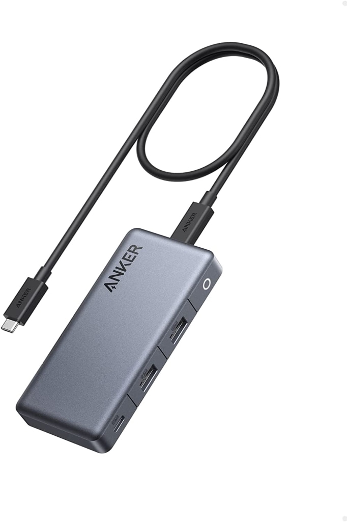 Anker Anker 343 USB-C ハブ(7-in-1 Dual 4K HDMI)100W USB PD対応 4K HDMI 2画面出力 約50cm 着脱式ケーブル 5Gbps 高速データ転送 USB-Cポート USB-Aポート搭載 A83720A1